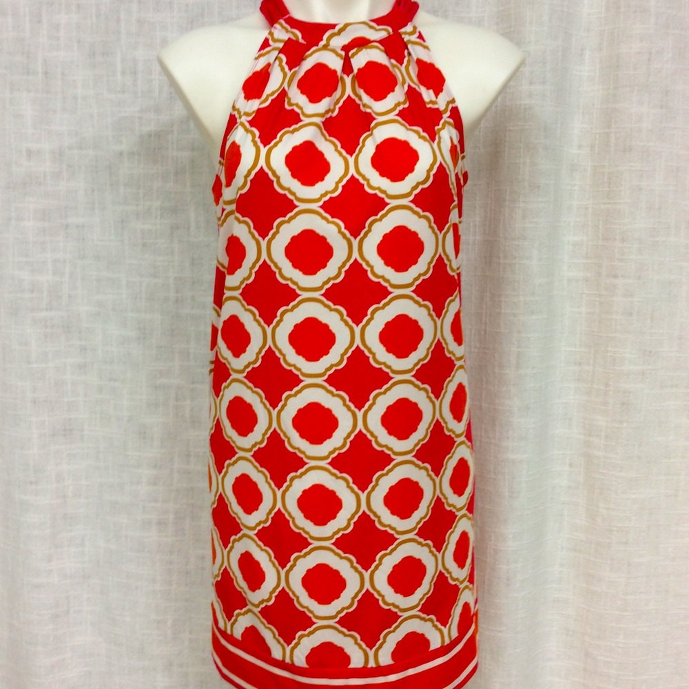 Mud Pie Pink & Orange Small Dress